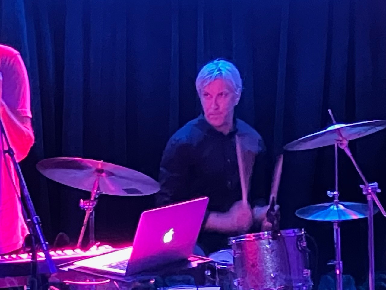 Mark Flynn on drums